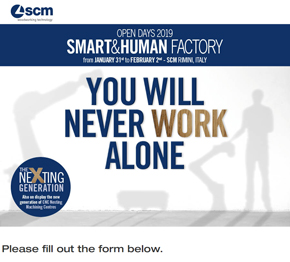 SCM Group - Smart & Human Factory - 2019